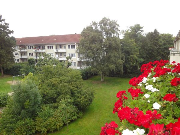 Blick vom Balkon