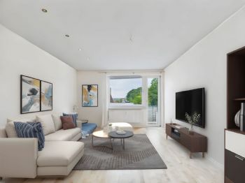 Zimmer 1 virtuell gestaged  Kiel - Niemannsweg - Lütt Immobilien