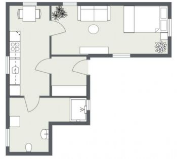 Grundriss Einliegerwohnung