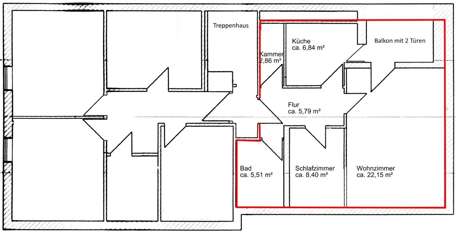 Renovierte 2-Zimmer-Wohnung mit EBK und Balkon - Photo 5