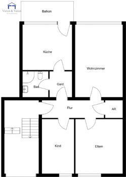 Reduzierter Preis! Renovierte Erdgeschosswohnung (Hochparterre) in zentraler Lage von Linnich!