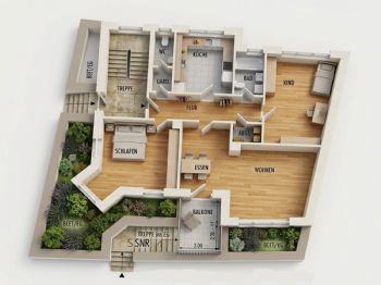 Geräumige und lichtdurchflutete Erdgeschosswohnung 